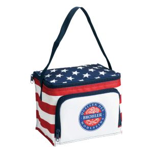 Stars & Stripes 6 Can Cooler/Lunch Bag