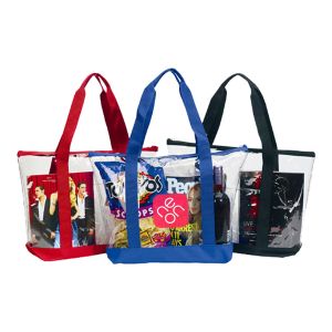 Clear Zipper Tote