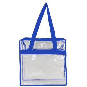 Basic Clear Zipper Tote