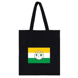 6oz Black Cotton Tote