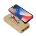 Hayes Bamboo Wireless Powerbank 10,000Mah